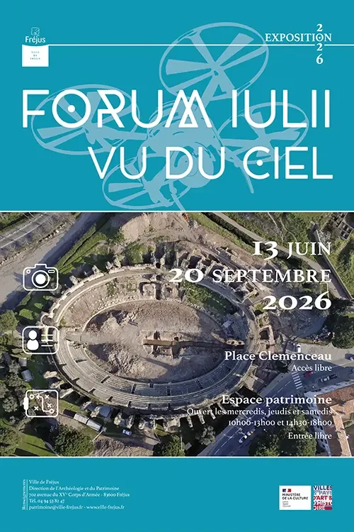 À Fréjus, Forum Iulii se révèle vu du ciel, gratuitement