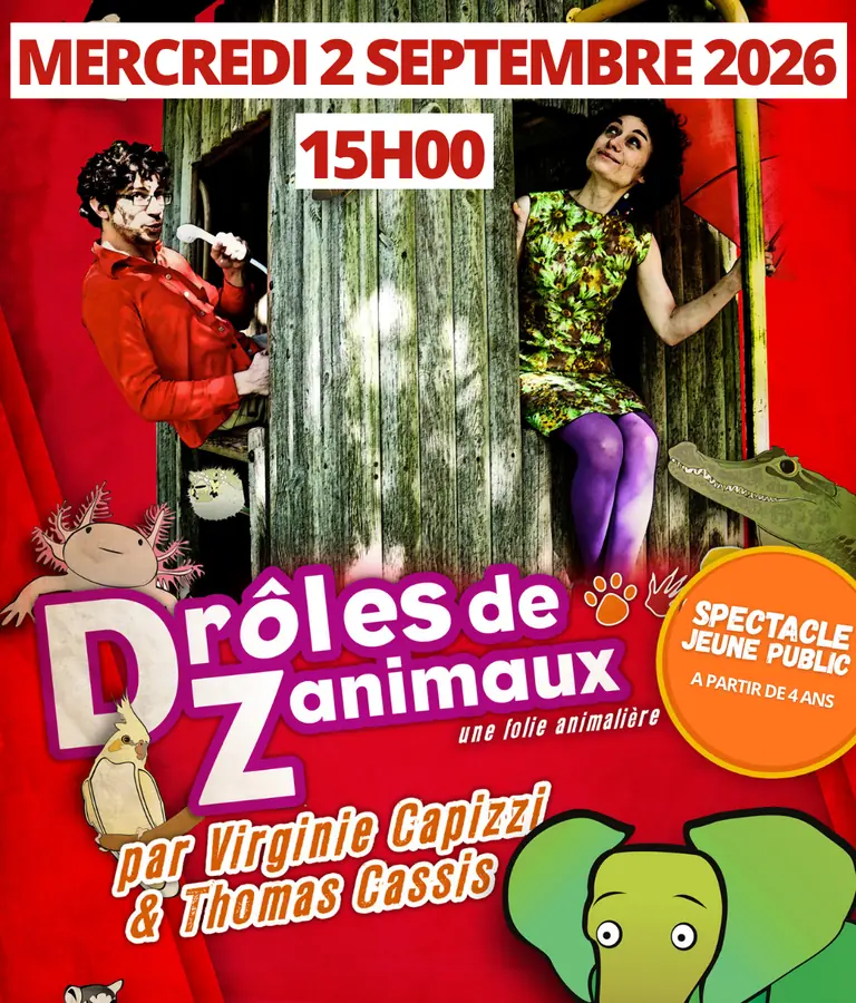 Drôles de zanimaux à Fontenay-aux-Roses le 20 septembre: les dates clés