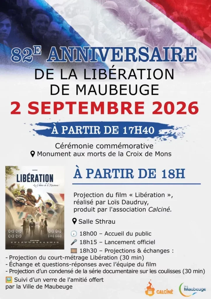 Libération de Maubeuge : quatre hommages le 2 septembre